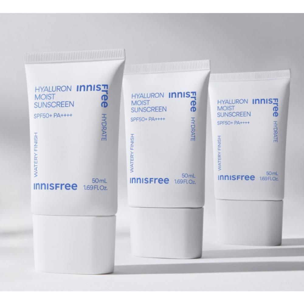Innisfree Hyaluronic Moisture Sun Cream SPF50+ PA++++, 50ml, 3 units