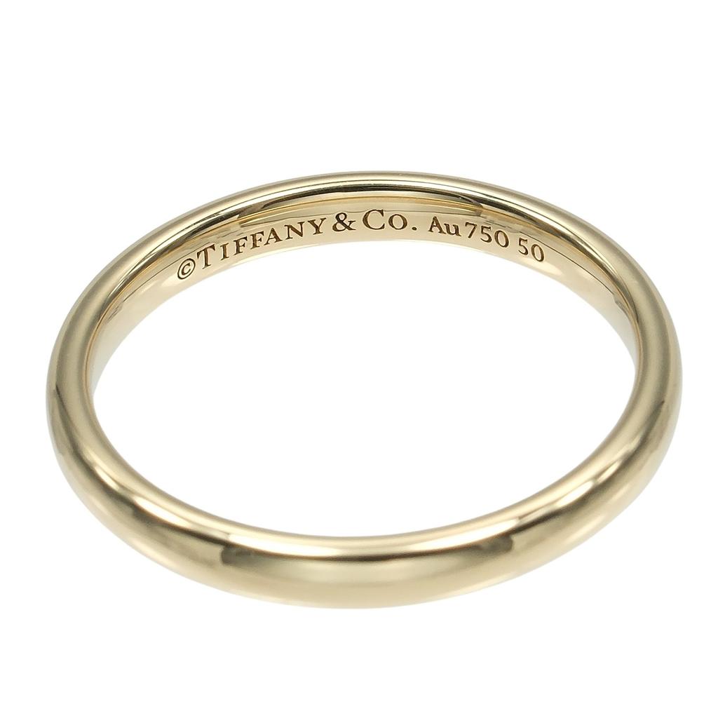 TIFFANY&Co. Forever Classic Bandring 0,1" Band K18 Gelbgold #5.4(US-Grösse) 2,5 g Frauen Gebraucht