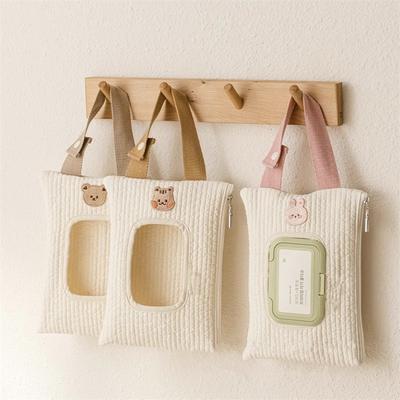 Portable Wet Wipes Case Pram Bag Extraction Flip Tissue Boxes Baby Stroller Accessories Towel Cover Newborn Hanging Bag For Cart