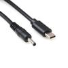 Type C To 12V Power Supply Cord 3.5x1.35mm Plugs For Printer Modem Notebook Voltages Stable Coppers Cores