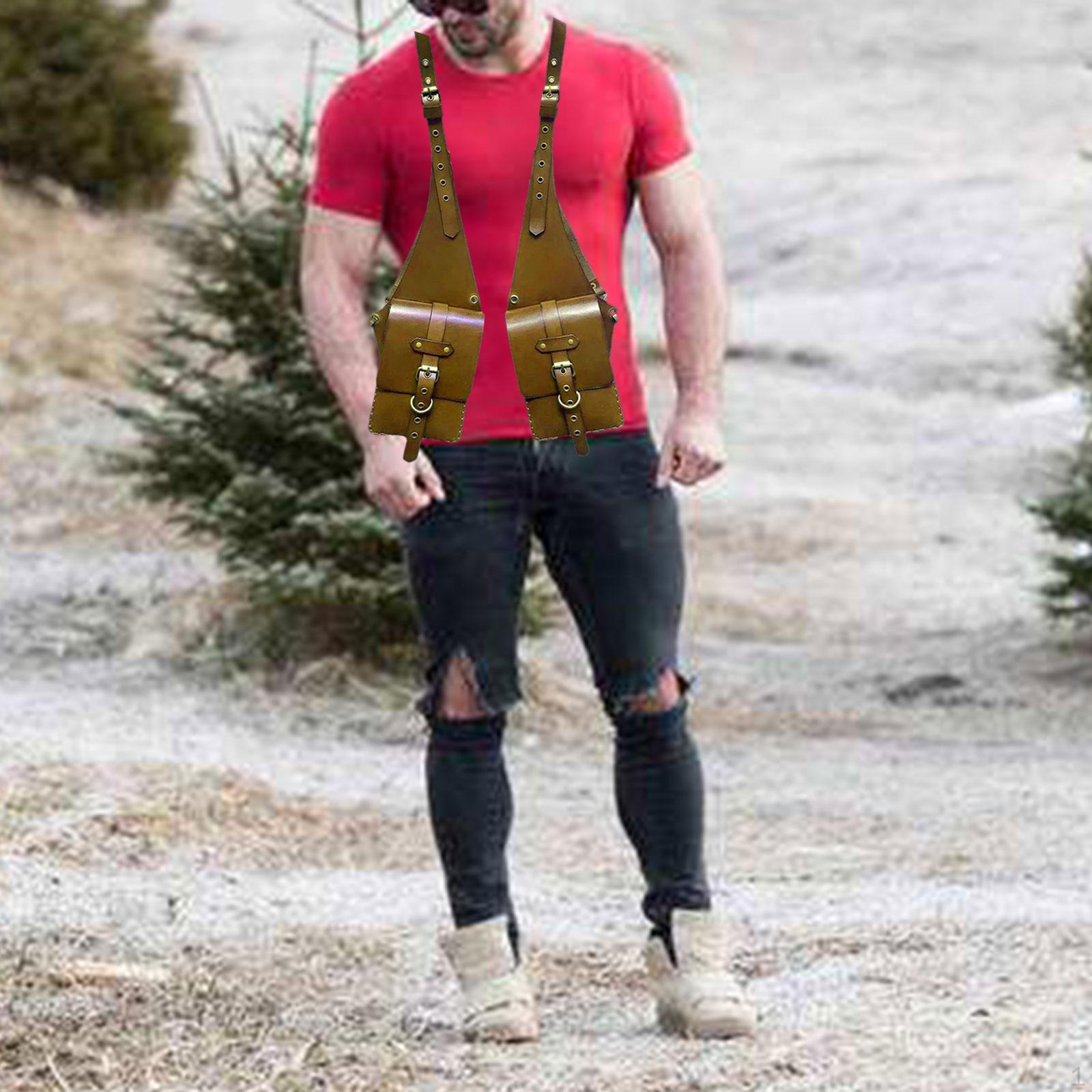 

Жилет Сумка через плечо Рюкзак для косплея на открытом воздухе коричневый