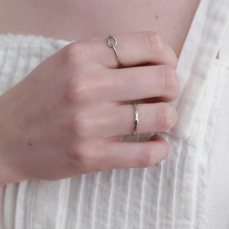 LOVE ME MONSTER Slim Bumpy Ring (L251MRI040)