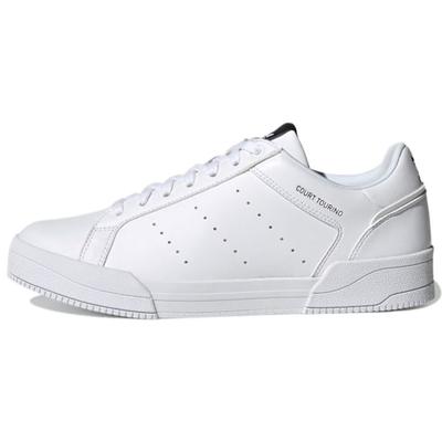 Originals Court Tourino Synthetic Leather Non-Slip Low-Top Sneakers Unisex Sneakers White H02177