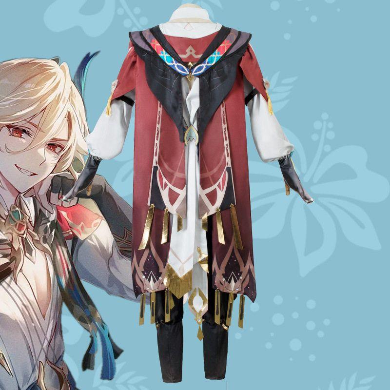 Genshin Impact Kaveh Cosplay Costume for Men, Sumeru Architect Game Anime Clothing, Full Cosplay Set