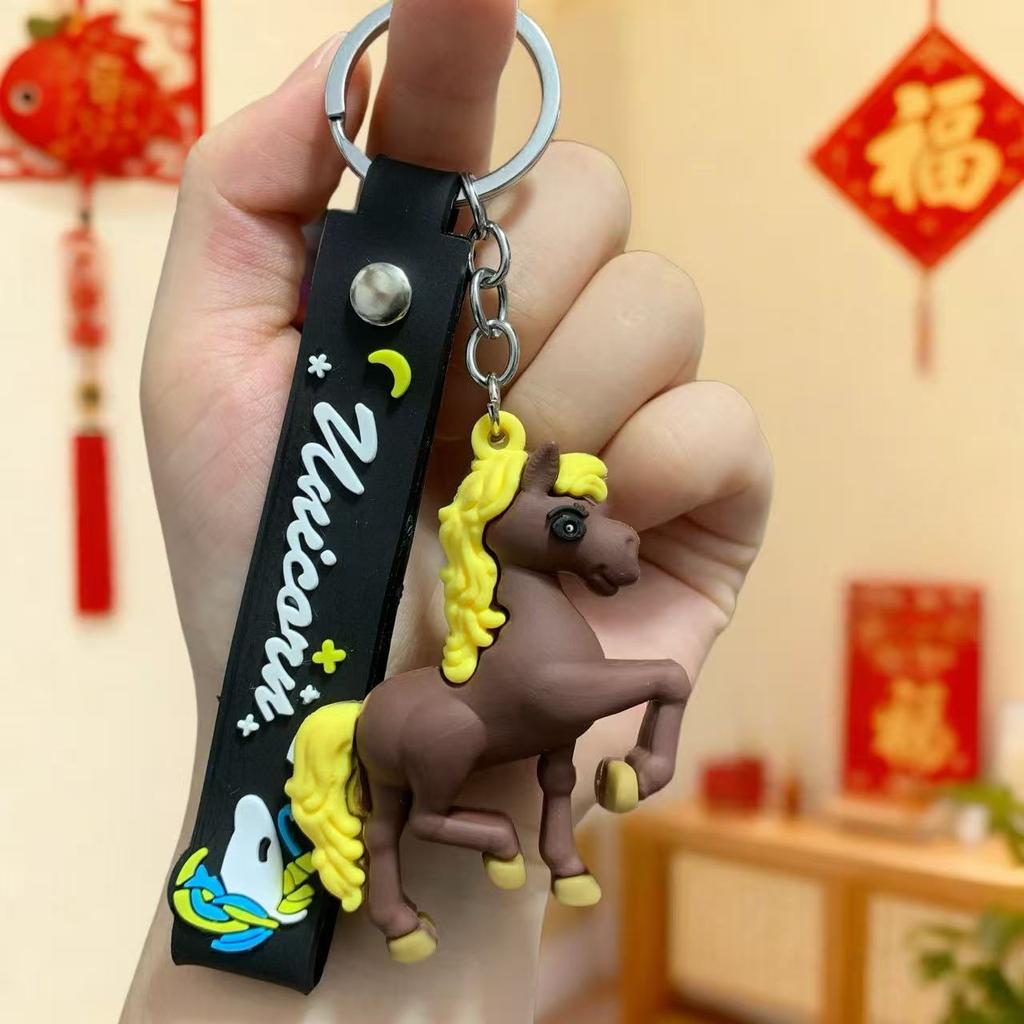 Doll Keychain 2026 Pony New Year's Zodiac Pendant Small Gift Car Bag Pendant