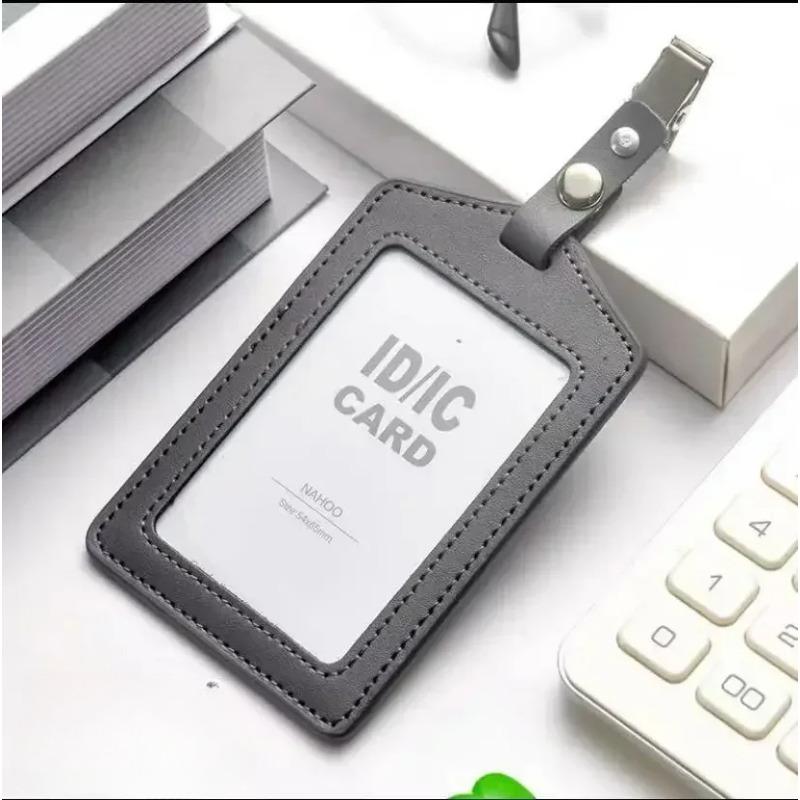 Leather Work Card  Cover Card Clip Cowhide Nameplate Cowhide Nameplate Elevator  Access Control School  Doctor Bus Card