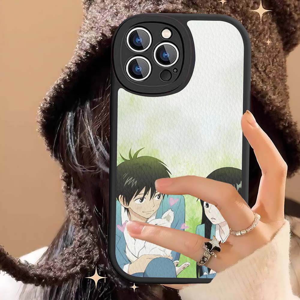 K-Kimi Ni T-Todoke For IPhone 16 15 14 13 12 11 Pro Max Plus Leather Phone Case
