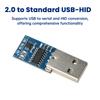 Serieller Port zu Standard-USB-Konverter Tastatur- und Maussystem CH9329 Modul Elektronische Komponente Kit