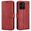 For Motorola Moto G 5G (2025) Stand Case Anti-Scratch Calf Texture Leather Phone Cover
