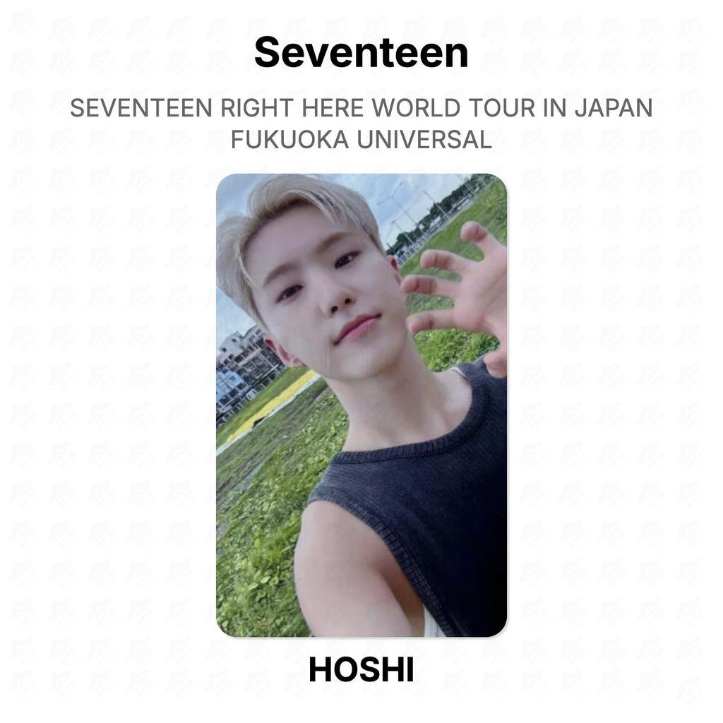 Seventeen RIGHT HERE WORLD TOUR IN JAPAN FUKUOKA UNIVERSAL Official Photocard