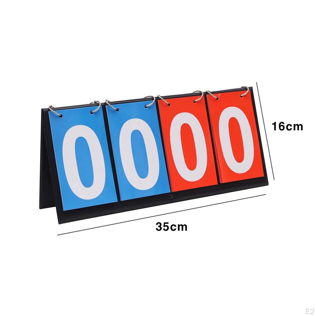 Scoreboard Table Score Holder Desktop Board for Baseball Eq Games