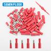 50pair 100pcs Crimp Terminal Electric Quick Splice Wire Terminals Connector Crimp Bullet terminal for 22~10AWG Audio Wiring
