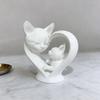 Love Mother Child Meow Statue Ornament, Parent Child Cat Sculpture, Cute Kitten Decoration, Ideal Gift for Cat Lovers