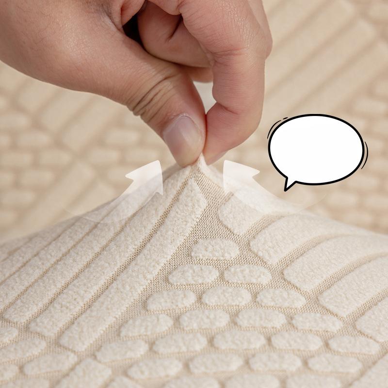 Rutschfester Verdickter Stuhlhussenrock Rückenlehnenintegrierte Stuhlhussen Elastische Haushaltsspeisestuhlhusse Alle Jahreszeiten