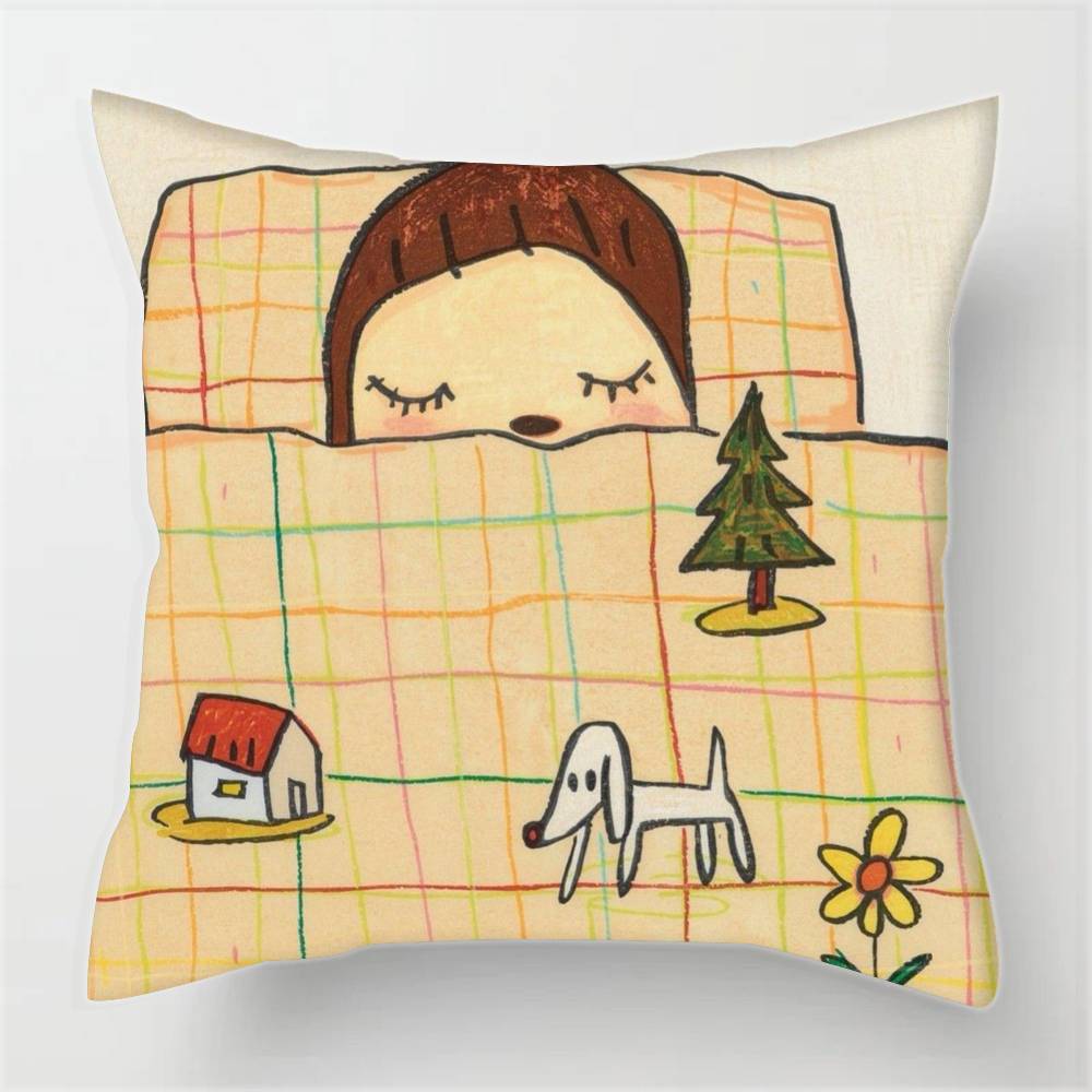 Pillowcases cushion covers living room sofas home decor gifts Anime Y-Yoshitomos Art bad kids