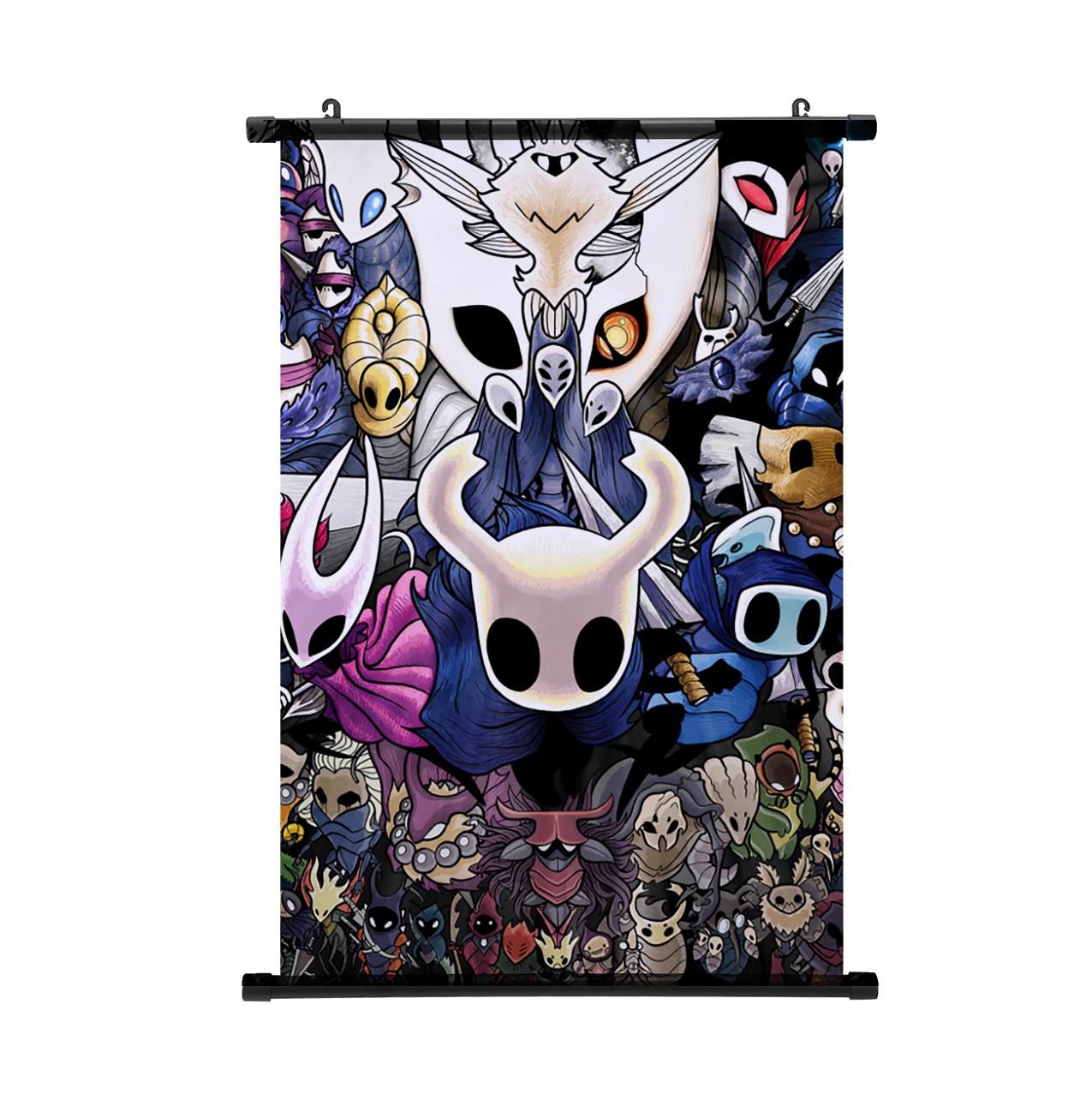 

Аніме Постер-свиток Hollow Knight Гаряча гра Мультфільм Косплей Настінна декоративна картина Вітальня Спальня Декорація Домашній декор 30*45cm рожевий