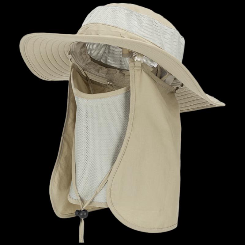 Detachable Outdoor Sun Protection Fisherman Hat