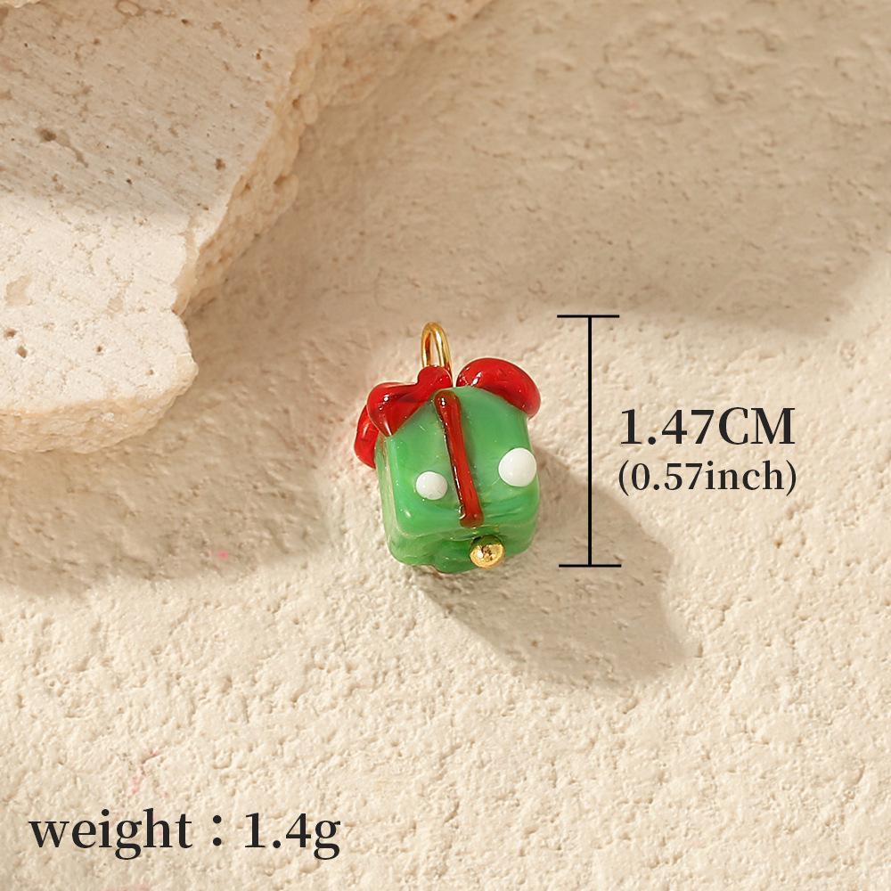 Colorful Ceramic Palm Eye Heart Snowman DIY Jewelry Accessories