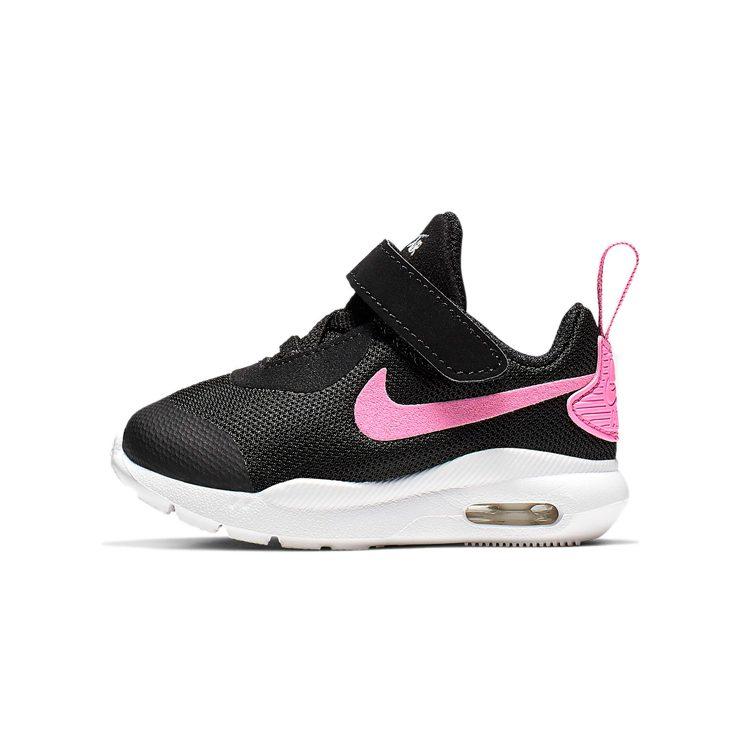 Nike Air Max Oketo Low top Running Shoes Black Pink Infant And Toddler AR7422-001