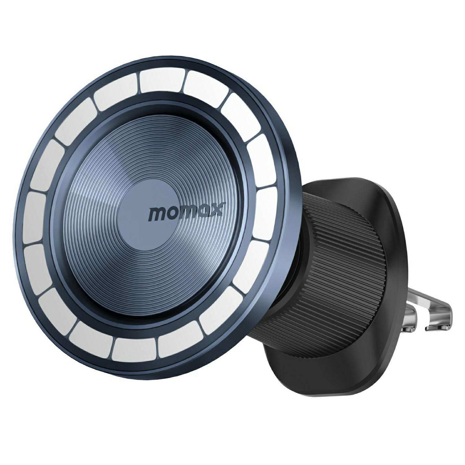 

MOMAX 1-Move Relaxaire 2 In 1 Aroma Diffuser Magnetic Car Air Vent Mount Phone Holder Bracket Dark Grey