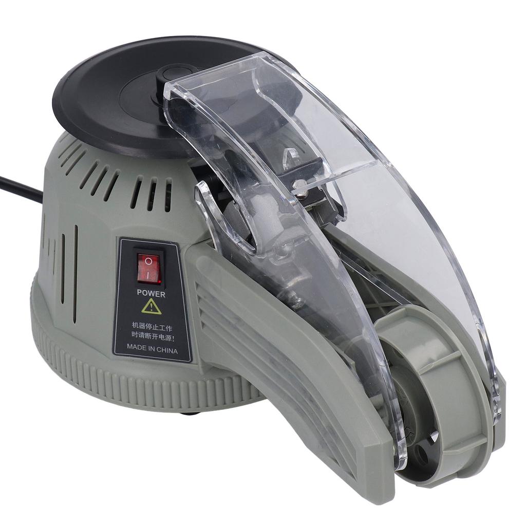 JAXUDA Electric Tape Cutting Machine Manual Automatic Tape Dispenser Rotary Disc Type US Plug 110V