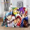 Animacinis Kuroko krepšinio anime pledas, minkštas apklotas namams, miegamajam, lovai, sofai, iškylai, kelionėms, biurui, vaikams