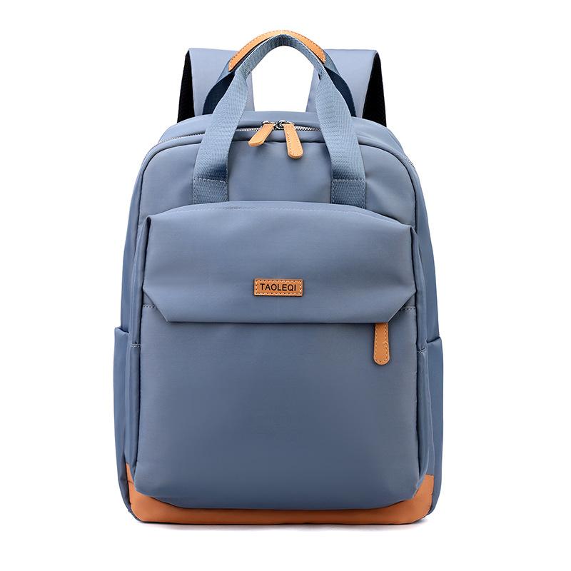 Backpack for Women's Computer Bag Trendy Versatile Outdoor Leisure Portable Business Nylon Cloth Travel Bag School Bag