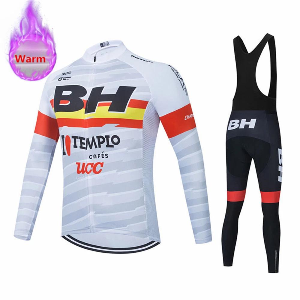 2026 Winter Fleece Cycling Jersey Set Mountian Bicycle Clothes Wear Ropa Ciclismo Racing BH Bike Clothing Maillot Ciclismo Hombre