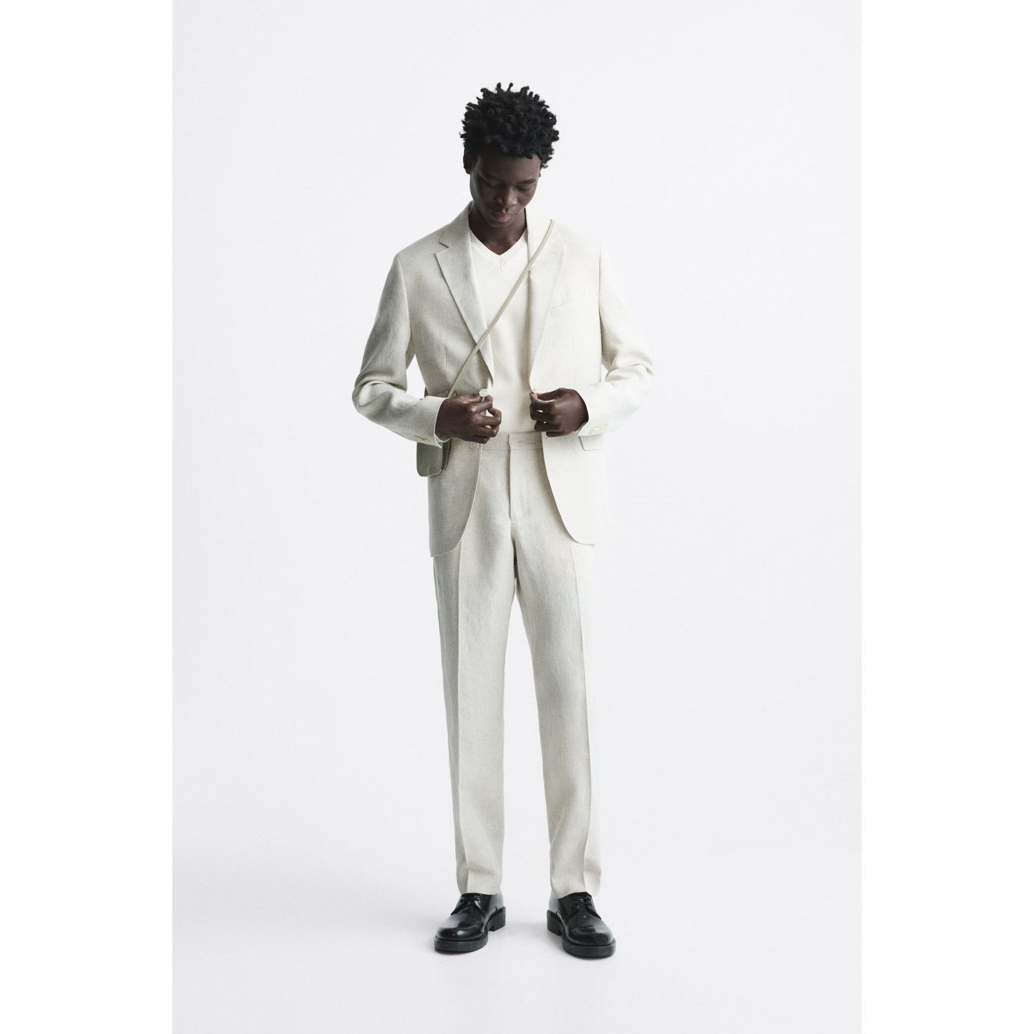 

LINEN SUIT TROUSERS