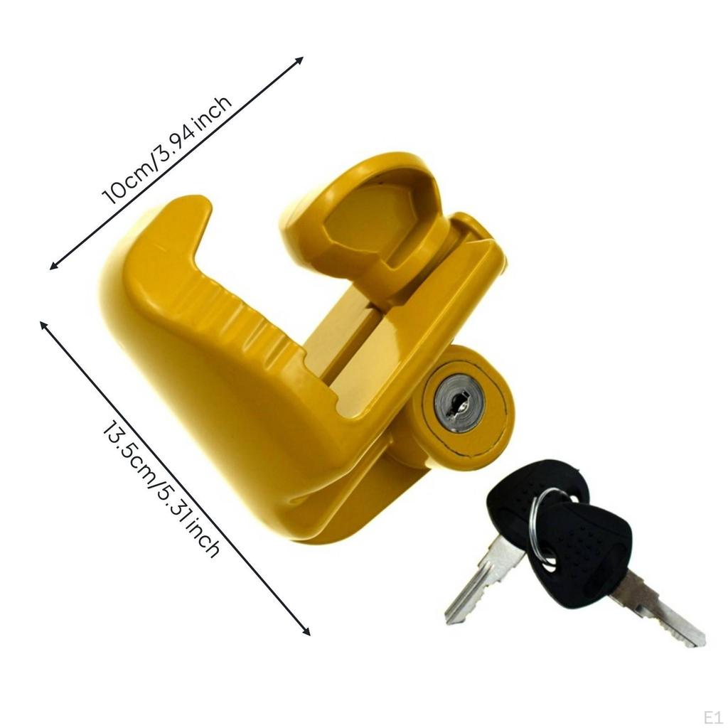 Trailer Hitch Coupler Lock AntiUnauthorized Removal HeavyDuty for RV Owners,
