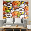 Basketball Pattern Background Tapestry Hanging for Bedroom,Livingroom, Playroom,Decor Art Room Wall Tapestry Holiday and Birthday Gifts