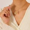 1 Piece Set Heart Leaf Necklace, Light Luxury Gentle Style, Daily Commute / Date Outfit / Gift Accessory