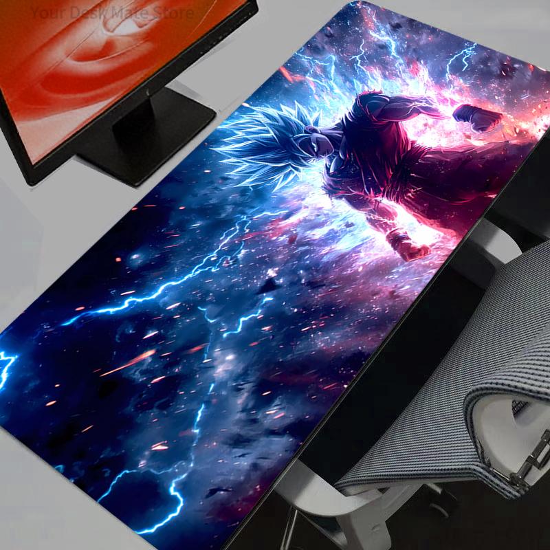 Dragon Ball Z DBZ Mouse Pad big Gamer Gaming Accessories Speed Keyboard rug Rubber Lock Edge Mouse Mat Desk Mat Laptop mousepad