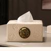 Ceramic Tissue Box, Light Luxury High-end Living Room, Household Coffee Table, Dining Table Paper, Drawer Paper Box, High-end Se