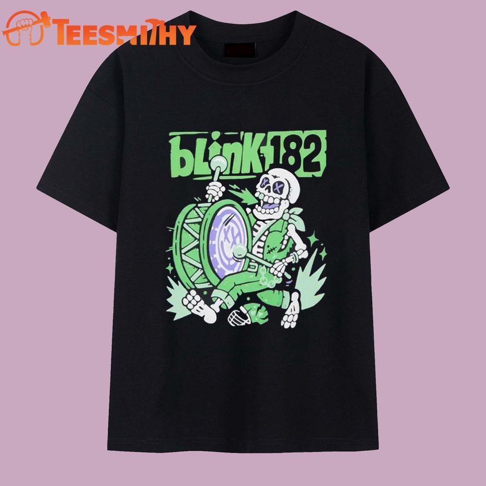 Blink-182 Skeleton 2026 Vintage T Shirt S-5XL XXL