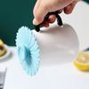 Sunflowers Silicones Cups Lid Dustproof Camping Cups Cover Leakproofs Hot Cups Lid Airtights Seal Lid for Coffees & Tea