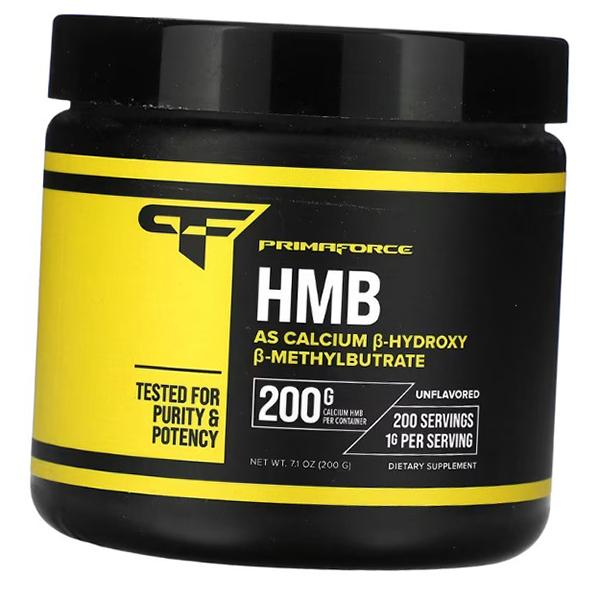 Гидроксиметилбутират в порошке, HMB Powder, PrimaForce  200г Без вкуса (27107009)