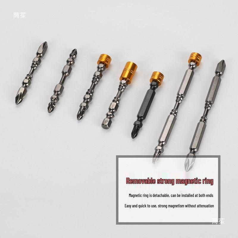Universal Flexible Shaft Electric Screwdriver with Magnetic Double-Headed Cross Bits