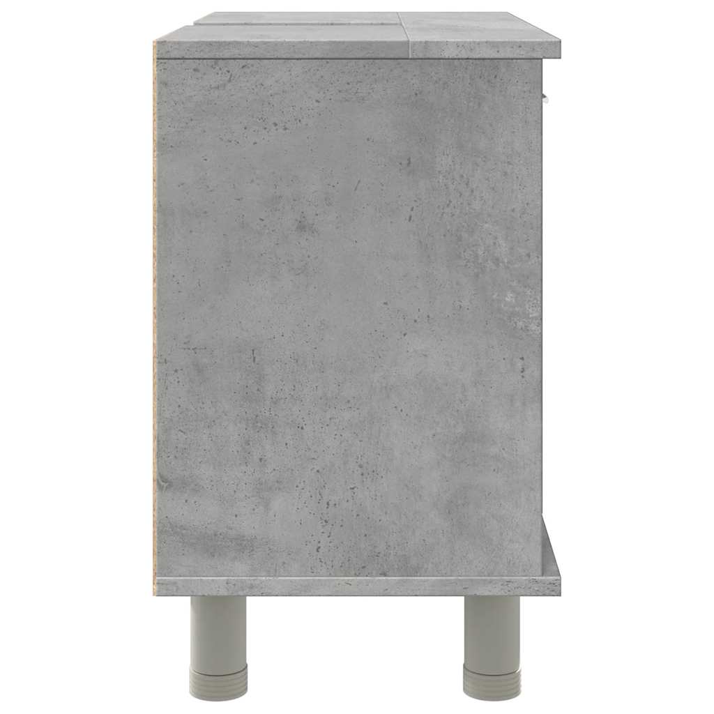 Bathroom Cabinet Concrete Grey 60 X 32 X 53.5 Cm Particleboard