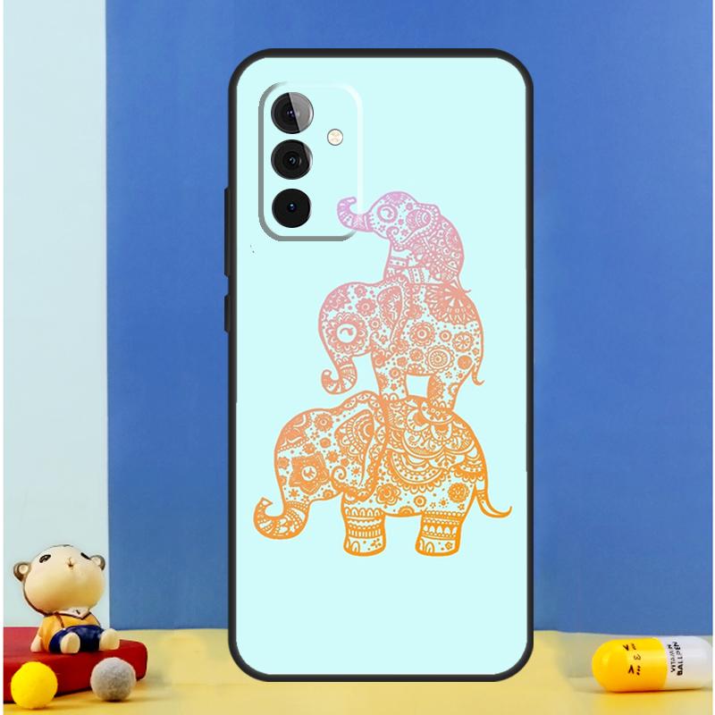 Süße Elefanten Cartoon Hülle Für Samsung Galaxy A16 A36 A56 A06 A54 A34 A14 A13 A53 A12 A22 A32 A52 A35 A17 A15 A55