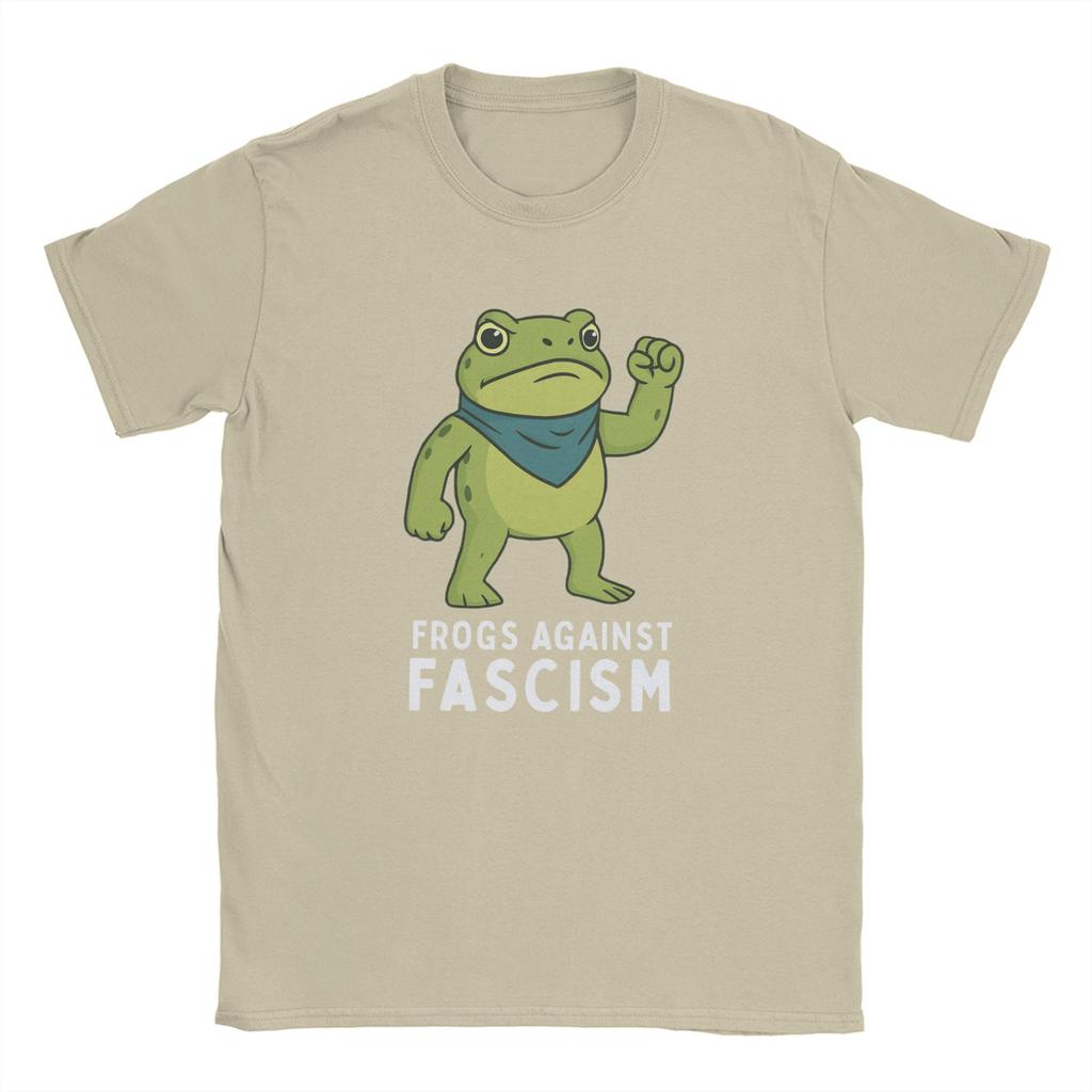 Hipster Portland Frog Resist T-Shirts Men Crew Neck Cotton T Shirts  Short Sleeve Tee Shirt Printed Clothing