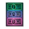 Neon Money Canvas Art Paintings Money Art Dollar Sign Print Poster Pop Street Decorative Pictures Home Office Murals Unframed