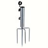 Portable Camping Umbrella Base 4 Nails Outdoor Flag Pole Holder Beach Parasol Rod Stand  Patio