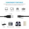 USB To DC5521 Charging Cable USB To DC5V Power Cord 5.5x2.1mm Charging Cable and 8 Adapters for Multiple Devices