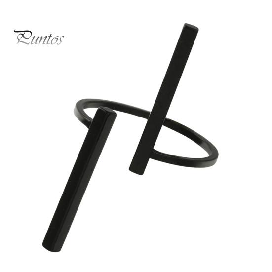 Cycle Ring Opening Skin-friendly Metal Fashion Cool Finger Circle for Dating