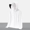 UPF100+ Ice Silk Sun Protection Jacket with Removable Brim - Anti-UV, Cooling, Breathable for Outdoor Use
