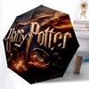 1pc Harry Potter Automatic Open/Close Umbrella - Compact Travel Umbrella with 8-Rib Durable Frame, Lightweight & Portable for Commuting, Fashionable A