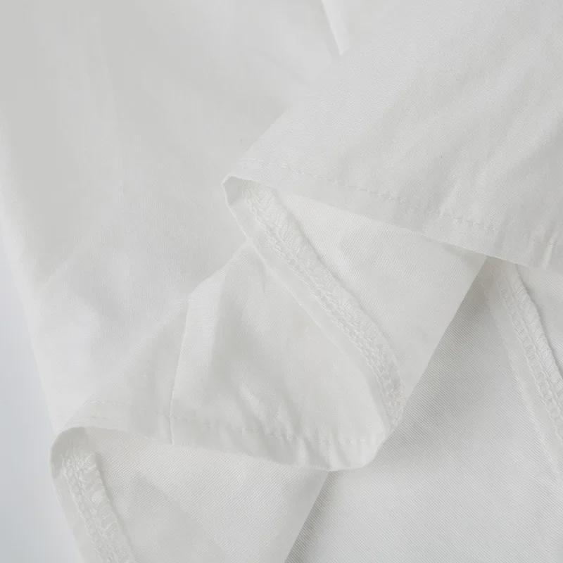 Bella's Chic Pleated Button-Down Short-Sleeve Lapel Top