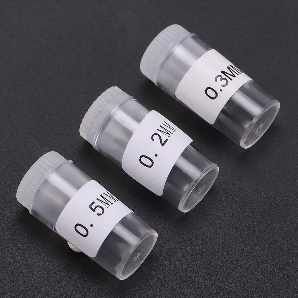 3Pcs 0.2mm 0.3mm 0.5mm Airbrush Nozzles and Needles Tips Replacement Accessories