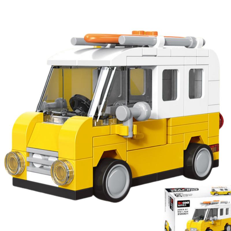 DIY Racing Auto Bus Engineering Fahrzeug Krankenwagen Zurückziehen Modell Bausteine Ziegel Spielzeug Kinder Jungen Kompatibel Mit